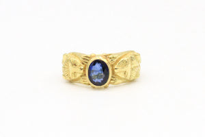 Etruscan Blue Sapphire Ring